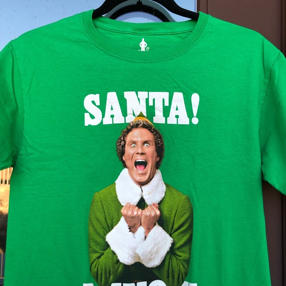 elf Will Ferrell "SANTA!" Tee S - Picture 3 of 7